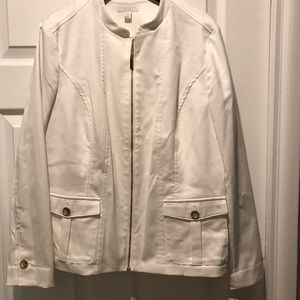 Charter Club white jacket/blazer